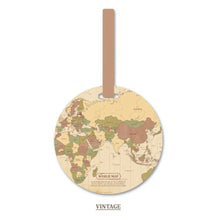 Load image into Gallery viewer, Map Luggage Tags