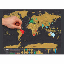 Load image into Gallery viewer, Deluxe World Scratch Map