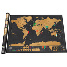 Load image into Gallery viewer, Deluxe World Scratch Map